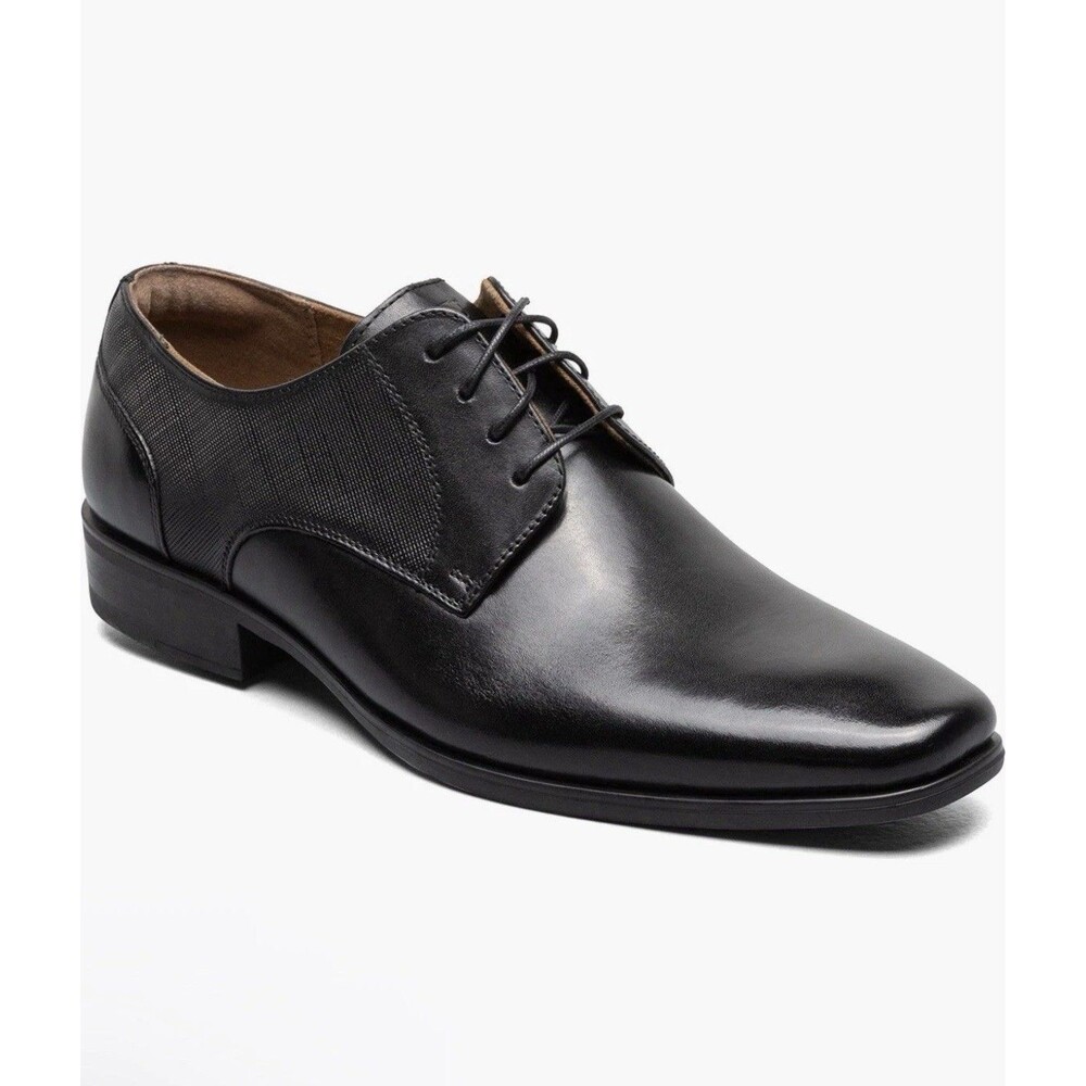 Florsheim Shoes 11.5 Jackson Plain Toe Oxford Black Leather Men’s EU  44.5 NIB